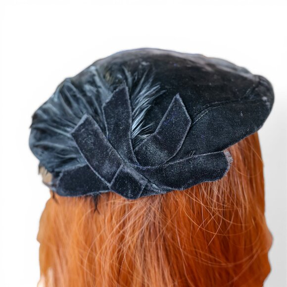 Vintage Velvet Hat Lot – 10 Mid-Century Styles main image 16